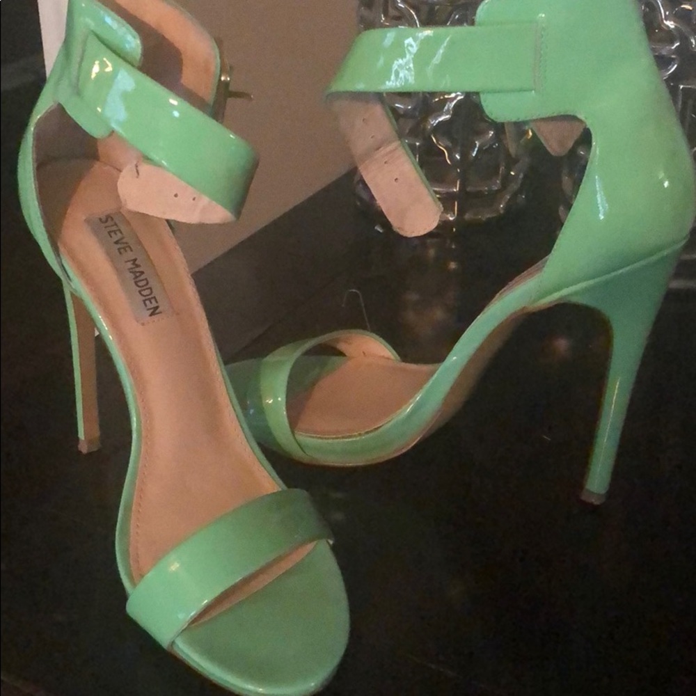 Steve Madden Mint green Xenon heels